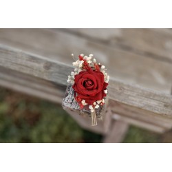 Korsáž - klopa ženicha "Patřím jen Tobě IV."