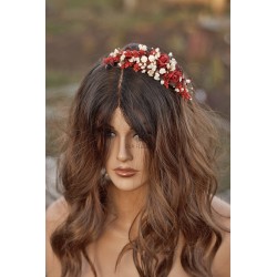 Květinová čelenka do vlasů "Patřím jen Tobě IV."