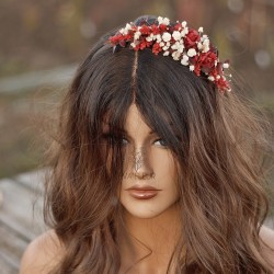 Květinová čelenka do vlasů...