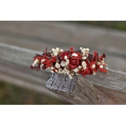 Květinová čelenka do vlasů "Patřím jen Tobě IV."
