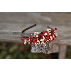 Květinová čelenka do vlasů "Patřím jen Tobě IV."