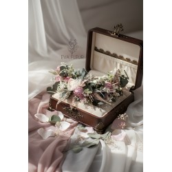 Floral, flower half head wreath, hair wreath, crown