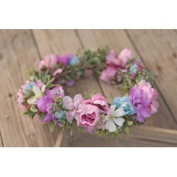 Floral, flower hair wreath, crown