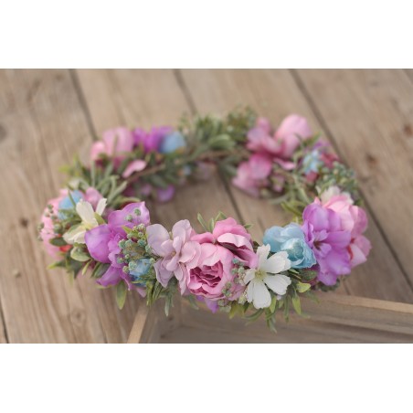Floral, flower hair wreath, crown