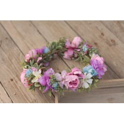Floral, flower hair wreath, crown