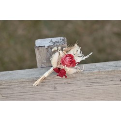 Korsáž - klopa ženicha "Polibky"