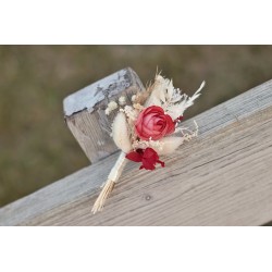 Korsáž - klopa ženicha "Polibky"