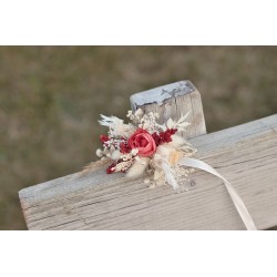 Květinový náramek na ruku "Polibky"