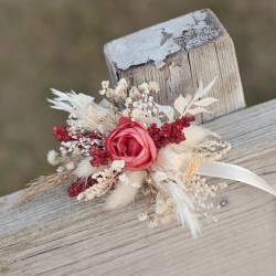 Květinový náramek na ruku "Polibky"