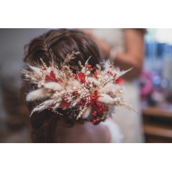 Floral, flower half head wreath, hair wreath, crown