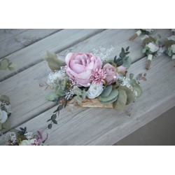 Flower arrangement for rings
