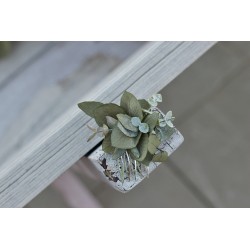 Květinový hřeben do vlasů "Starorůžová pohádka"