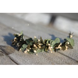 Floral, flower half head wreath, hair wreath, crown