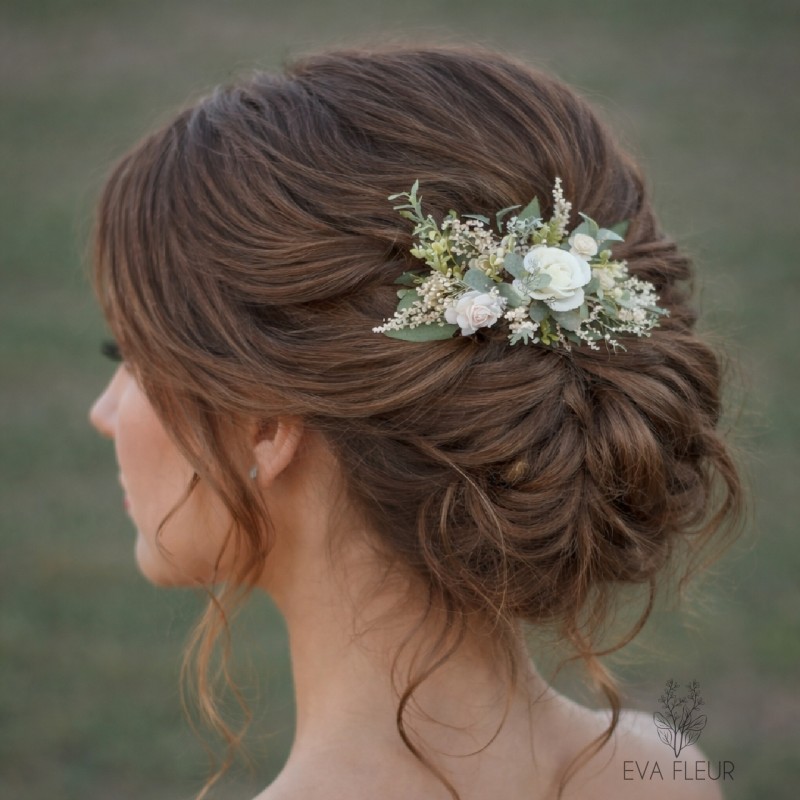 Květinový hřeben do vlasů "Věnuji Ti své hvězdy"