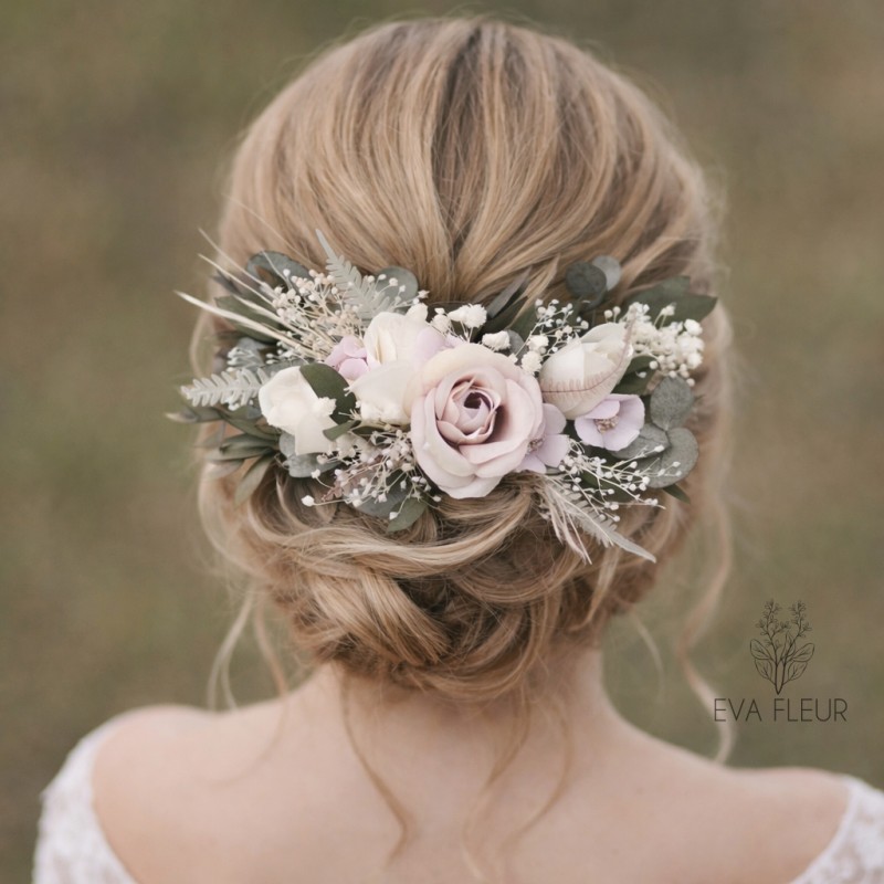 Floral, flower quarter head wreath, hair wreath, crown