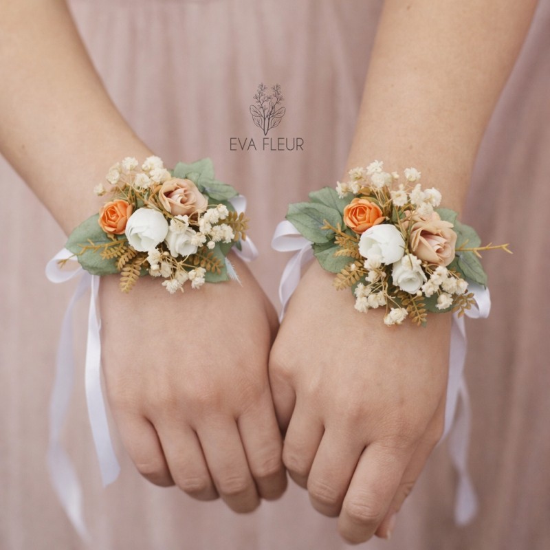 Květinový náramek na ruku "Síla lásky II."