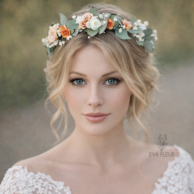 Květinový věneček do vlasů "Síla lásky"