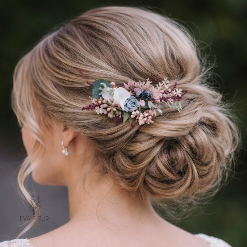 Květinový hřeben do vlasů "Stále Tě hledám II."