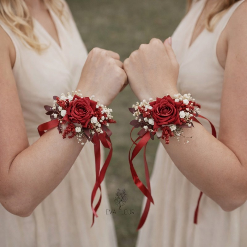 Květinový náramek na ruku "Patřím jen Tobě IV."