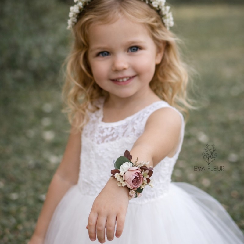 Květinový náramek na ruku mini "Skrytá zákoutí"