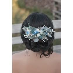 Floral, flower quarter head wreath, hair wreath, crown