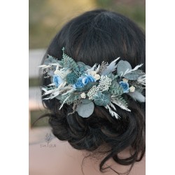 Floral, flower quarter head wreath, hair wreath, crown