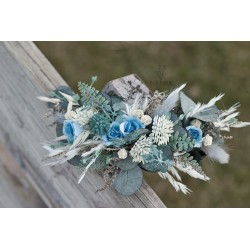 Floral, flower quarter head wreath, hair wreath, crown