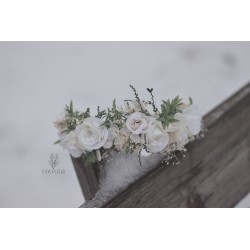 Květinová čelenka do vlasů "Lehký vánek V."