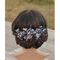 Set zápichů do účesu "Levandule s gypsophillou II."