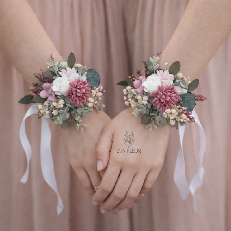 Květinový náramek na ruku "Údolí stínů XII."