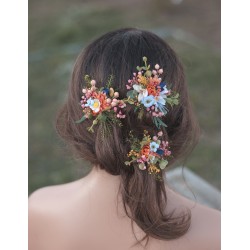 Set skřipců do vlasů "Polibek zapadajícího slunce"