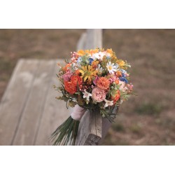 Svatební kytice pro nevěstu "Polibek zapadajícího slunce"