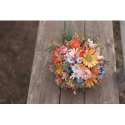 Svatební kytice pro nevěstu "Polibek zapadajícího slunce"