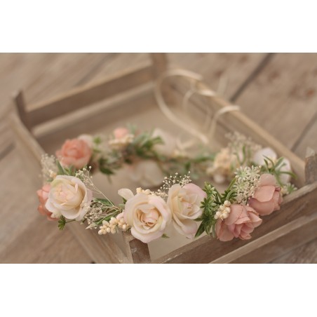 Floral, flower hair wreath, crown
