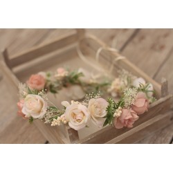 Floral, flower hair wreath, crown