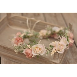 Floral, flower hair wreath, crown