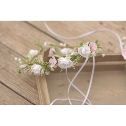 Newborn floral, flower hair wreath, crown
