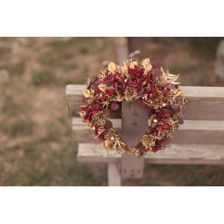Floral, flower half head wreath, hair wreath, crown