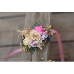 Floral, flower bracelet, wedding wrist corsage