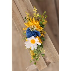 French floral flower hair clip, pin