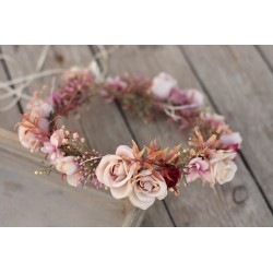 Floral, flower hair wreath, crown