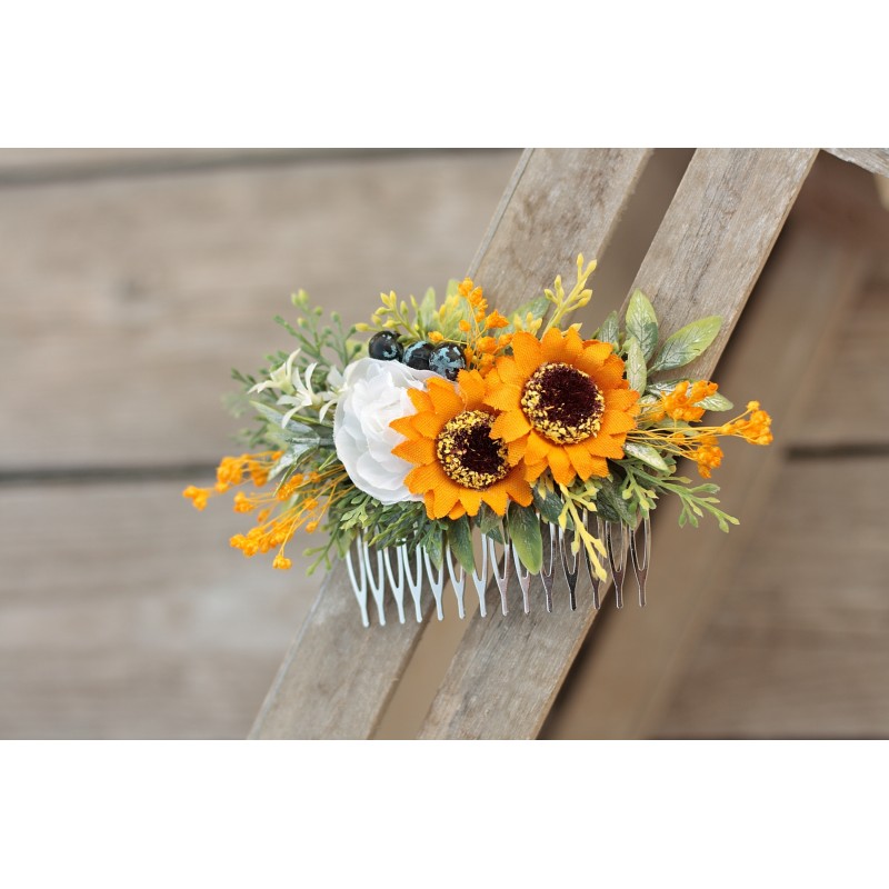 Floral, flower hair comb Floral, flower hair comb