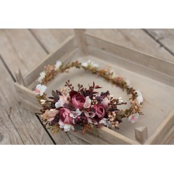 Floral, flower hair wreath, crown