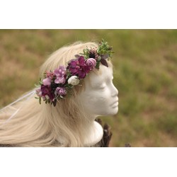 Floral, flower hair wreath, crown