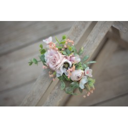 Floral, flower quarter head wreath, hair wreath, crown