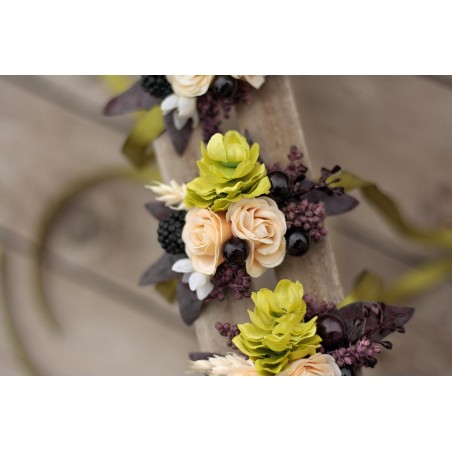 Floral, flower bracelet, wedding wrist corsage