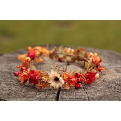 Newborn floral, flower hair wreath, crown