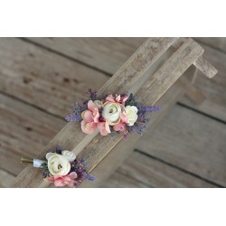 French floral flower hair clip, pin
