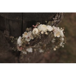 Floral, flower hair wreath, crown