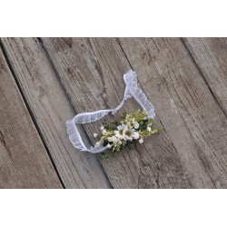 Bridal floral, flower garter